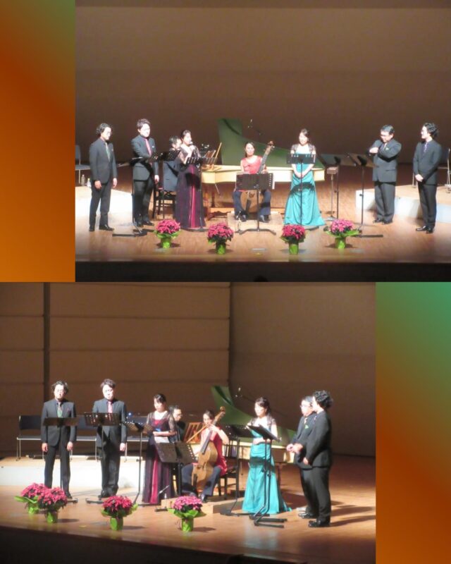 【バロック音楽で楽しむ♪イタリアのクリスマス〜モンテヴェルディの宗教音楽を集めて〜】
11月25日(日)に「バロック音楽で楽しむ♪イタリアのクリスマス〜モンテヴェルディの宗教音楽を集めて〜」が開催されました❗️
「岩沼市民によるクラシックの会」ではここ数年コンサートを行なっており、今年はイタリアのクリスマスを題材に、岩沼市在住で海外でも活躍するソプラノ歌手、小野綾子さんをはじめ、彼女が所属する「カントーレス・ポラーリス」、「イル・マドリガローネ」の皆さんをお迎えして行われました。
ツリーも飾りつけられた会場は、チェンバロやヴィオラ・ダ・ガンバが奏でる荘厳で情緒的な音色に包まれ、一足早い本場のクリスマスを想起させる素敵な空間でした😌

#宮城県　#岩沼市　#岩沼市民会館　#岩沼市中央公民館　#音楽　#クラシック　#コンサート　#クラシックコンサート　#演奏会　#小野綾子　#カントーレスポラーリス　#イルマドリガローネ　　#チェンバロ　#ヴィオラダガンバ　#クリスマス　#バロック音楽　#宗教音楽　#モンテヴェルディ